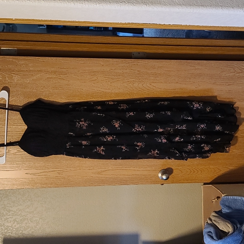 Lily Rose Black High low dress. Short in the front and long in the back. Size L